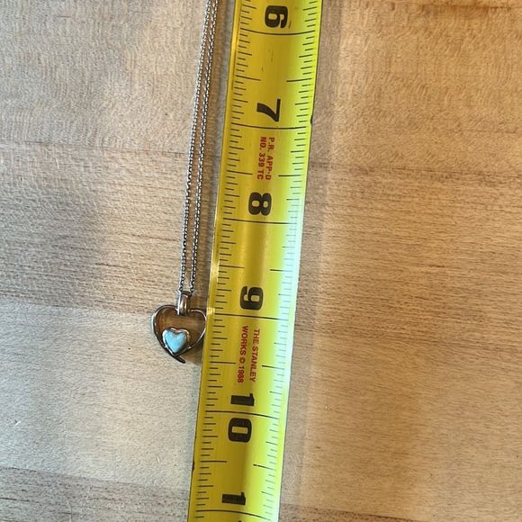 Silver 925 turquoise heart necklace - Picture 6 of 6